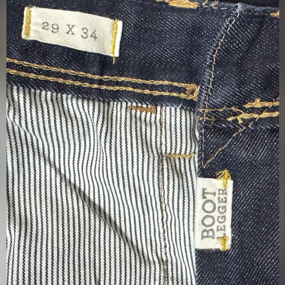 Madewell Bootcut Jeans Bootlegger Dark Wash Blue Denim Women’s 29x31.5 - Picture 8 of 15